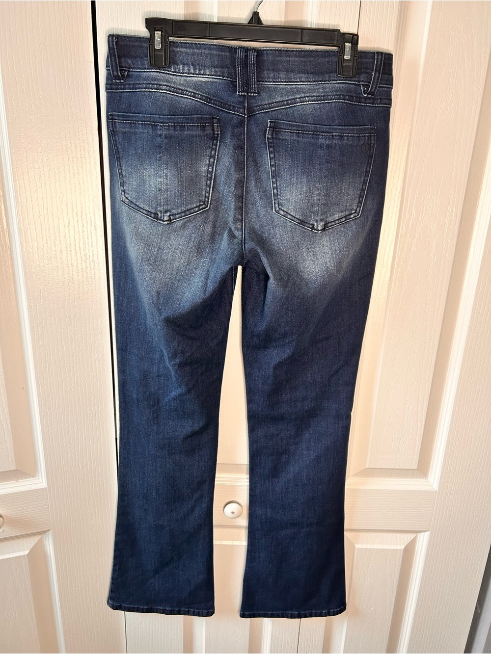 Democracy Women’s Size 10 Ab Solution Mid-Rise Jeans Dark Wash Blue Bootcut - Picture 4 of 7